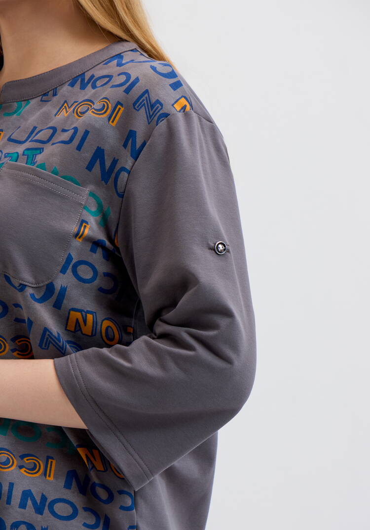 Блуза Настроение шир.  750, рис. 6