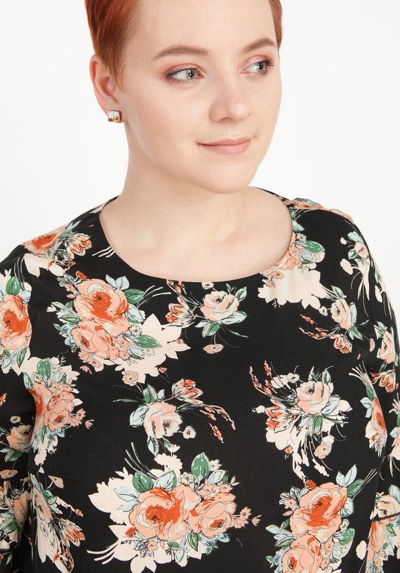 Блуза Яркие тропики шир.  580, рис. 14