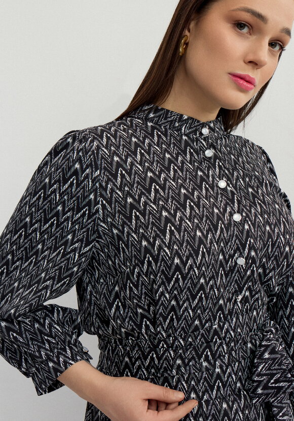 Платье свободного кроя с принтом Мирра шир.  580, рис. 5