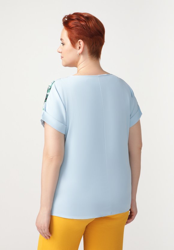 Блуза Небывалая красота шир.  580, рис. 6