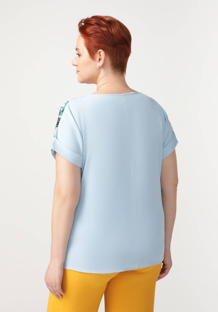 Блуза Небывалая красота шир.  750, рис. 6