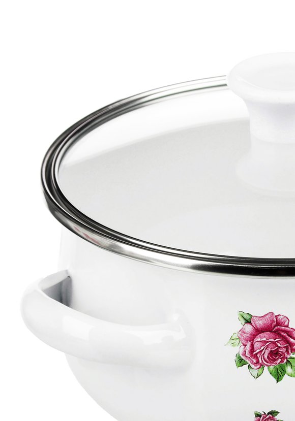 Набор эмалированной посуды Роузи шир.  580, рис. 3