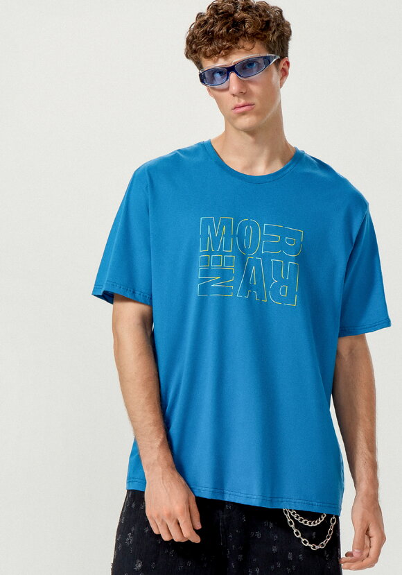 Комплект футболок с лаконичным принтом, 2 шт. шир.  580, рис. 18