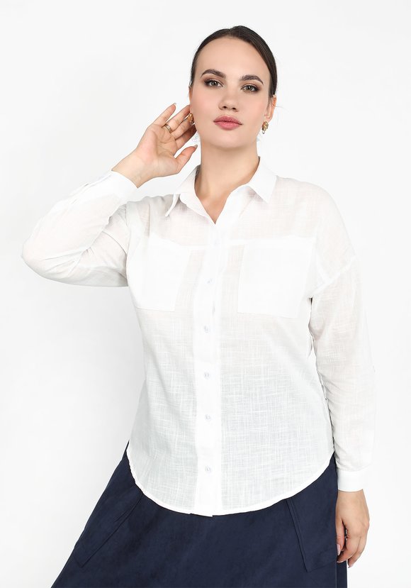 Блуза Абсолютная гармония шир.  580, рис. 1