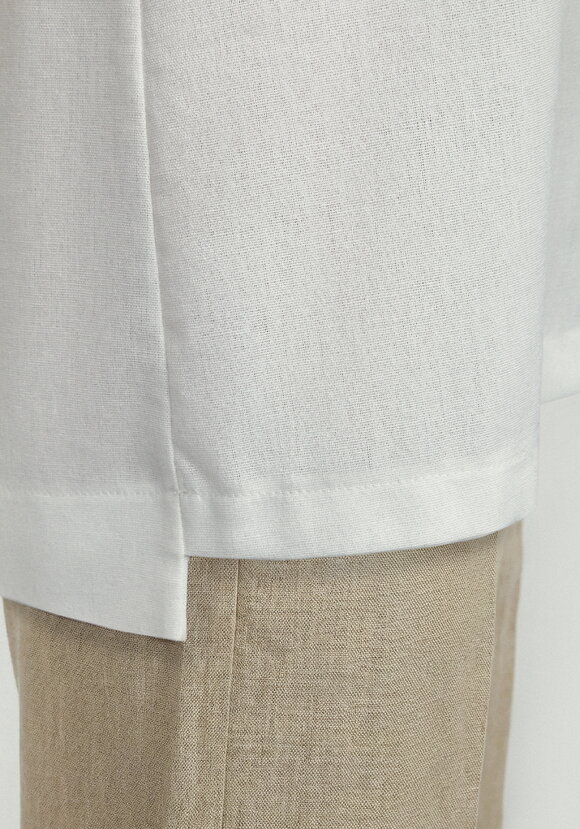 Блуза с принтом из льна шир.  580, рис. 22