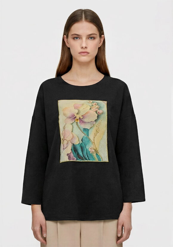 Лонгслив с принтом Флоренция шир.  580, рис. 6