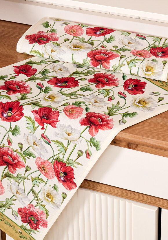 Комплект полотенец Маки, 2 шт. шир.  580, рис. 3