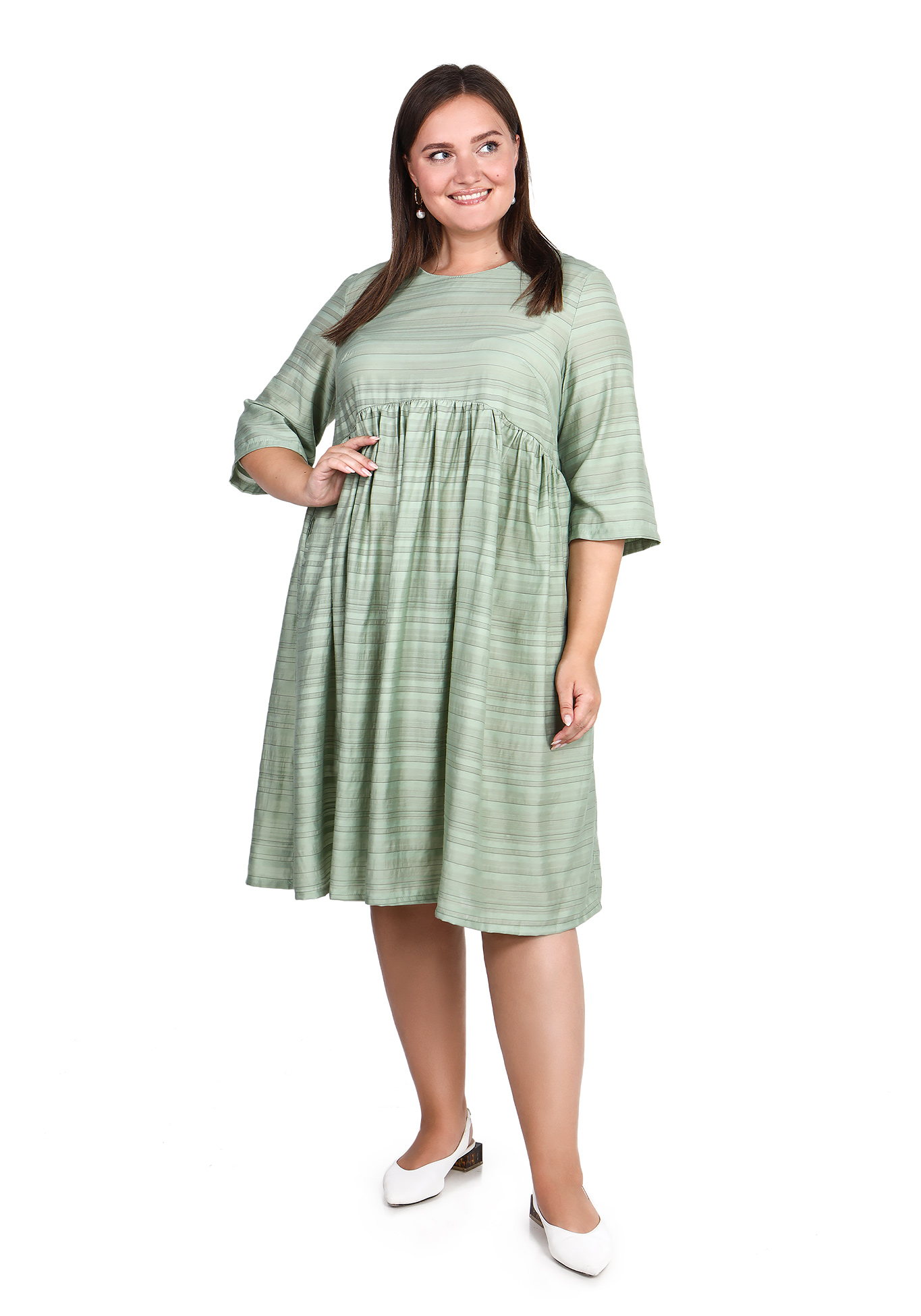 Платье "Сердечная встреча", размер 48, цвет бежевый - фото 5