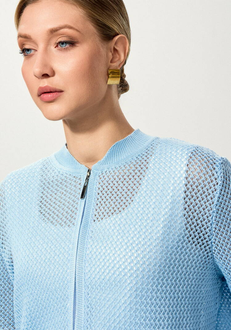 Бомбер ажурный на свободу движения шир.  750, рис. 13