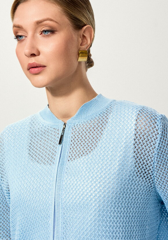 Бомбер ажурный на свободу движения шир.  580, рис. 13