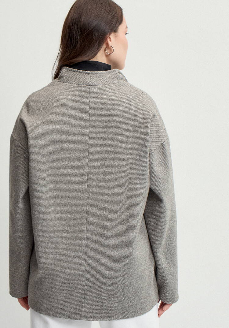 Пиджак с асимметричной застёжкой шир.  750, рис. 3