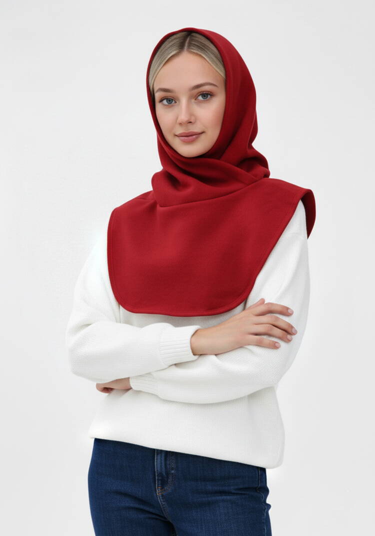 Капор с манишкой из флиса шир.  750, рис. 12