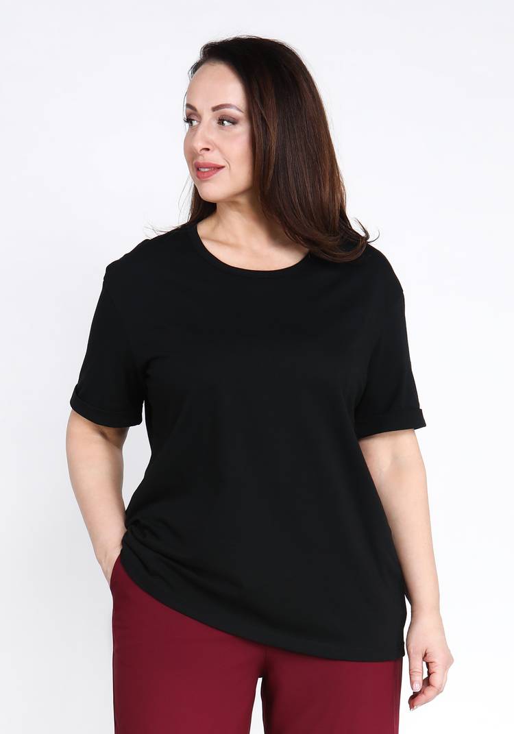 Футболка базовая однотонная шир.  750, рис. 5