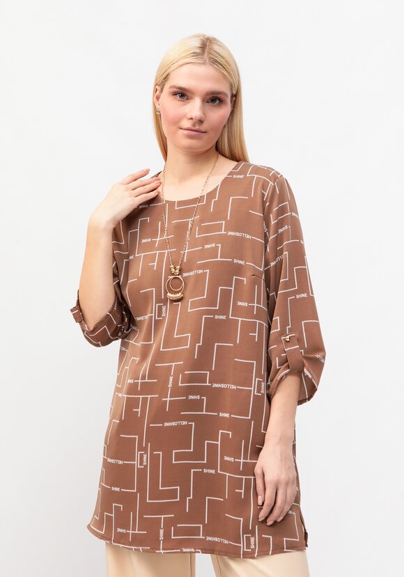 Туника с геометрическим дизайном Марта шир.  580, рис. 13