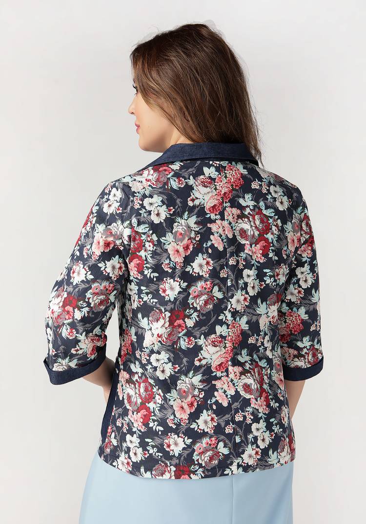 Жакет Цветочное настроение шир.  750, рис. 12