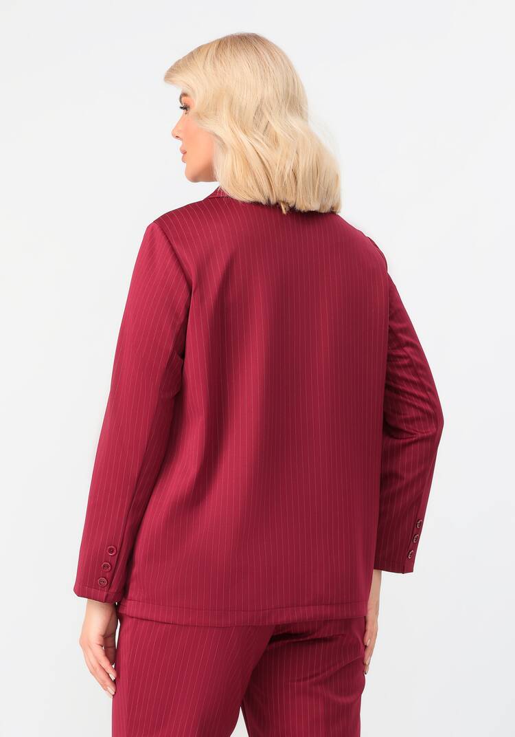 Пиджак однобортный в полоску шир.  750, рис. 3