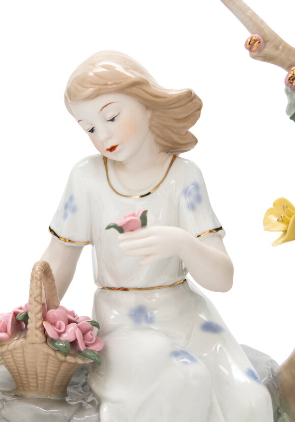 Статуэтка Девочка с котенком шир.  580, рис. 5