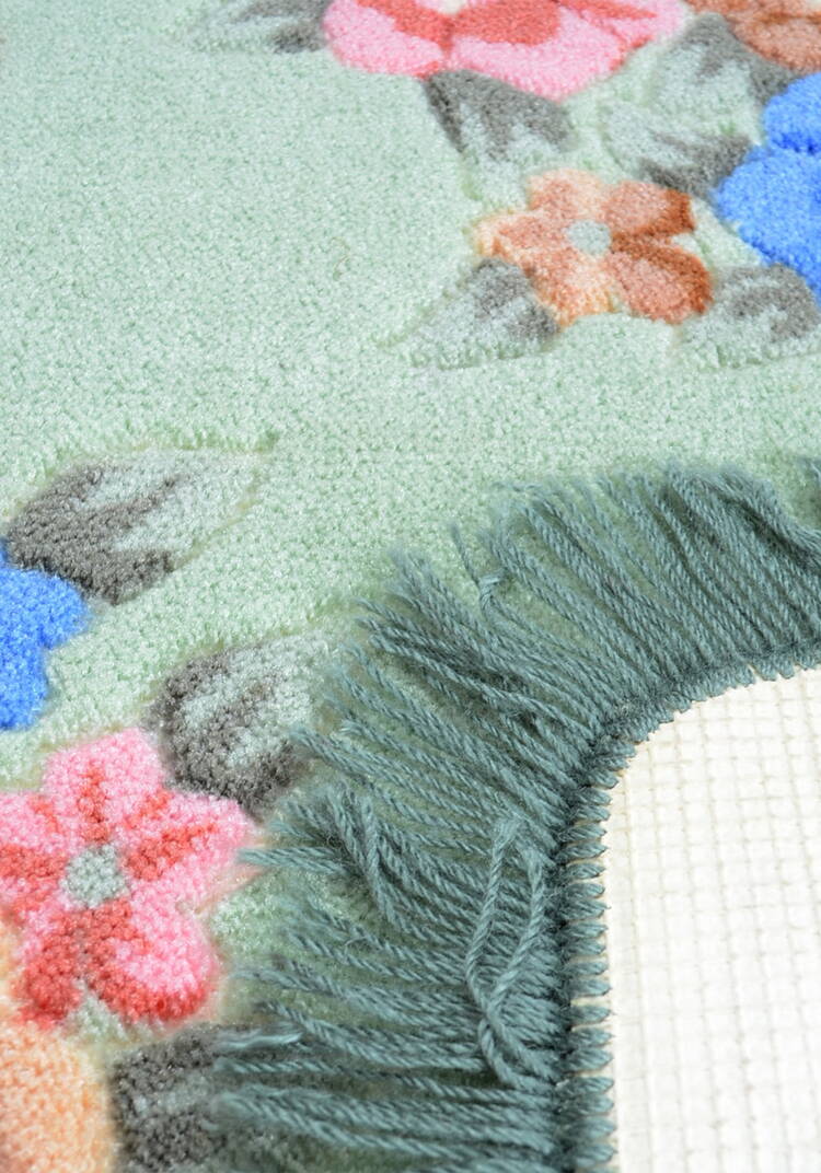 Коврик с бахромой шир.  750, рис. 29