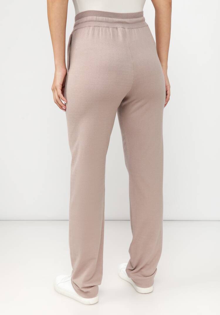 Брюки вязаные с подворотом по низу шир.  750, рис. 9