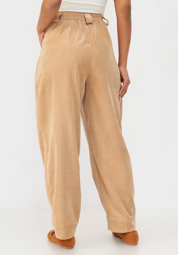 Брюки бананы с манжетами по низу шир.  580, рис. 9