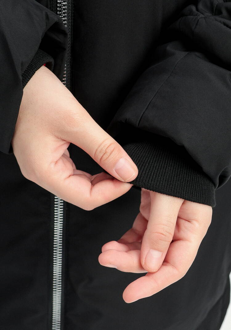 Пуховик с боковыми карманами на молнии шир.  750, рис. 7