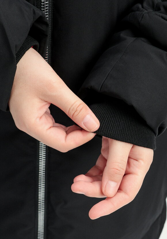 Пуховик с боковыми карманами на молнии шир.  580, рис. 7