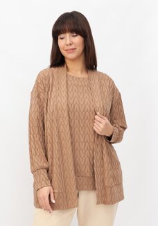 Кардиган с фактурным рисунком