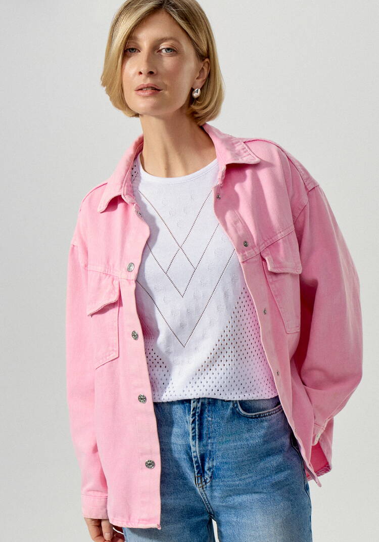 Футболка ажурная с графичным рисунком шир.  750, рис. 7