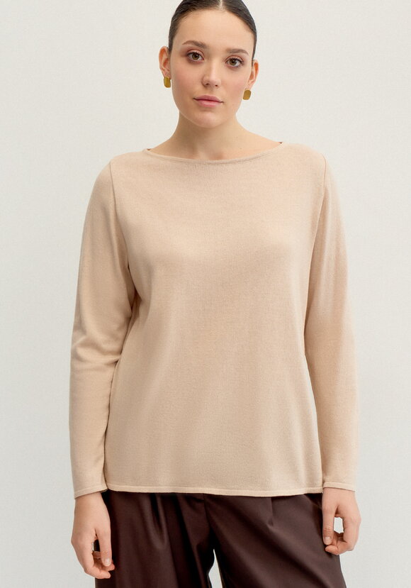 Джемпер свободный с горлом лодочкой шир.  580, рис. 3