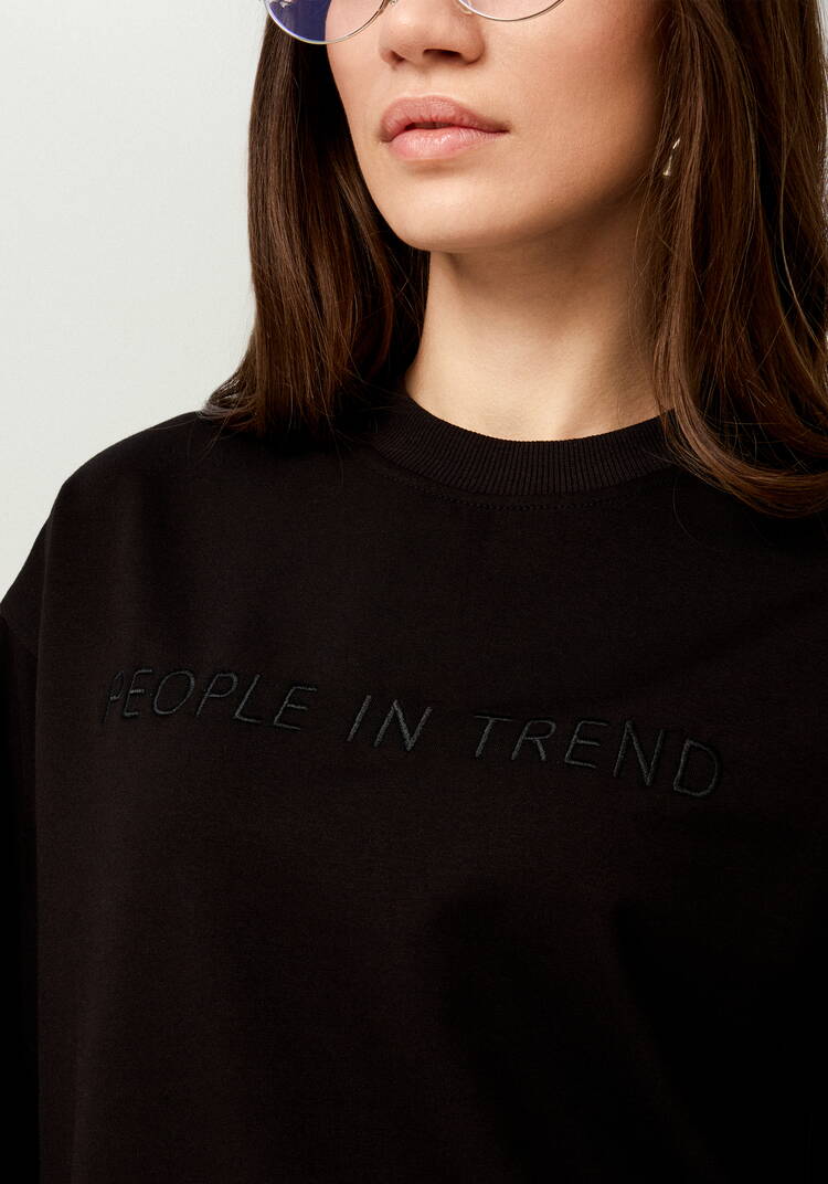 Свитшот с леттерингом на груди шир.  750, рис. 5