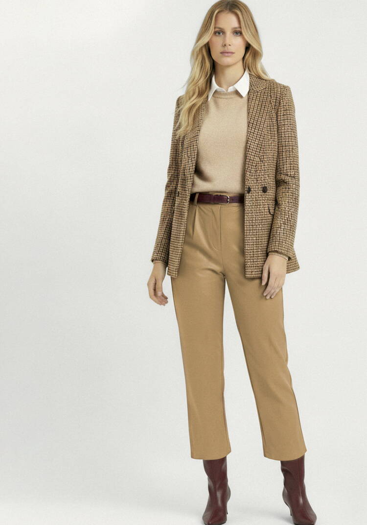 Брюки трикотажные с напылением под кожу шир.  750, рис. 17