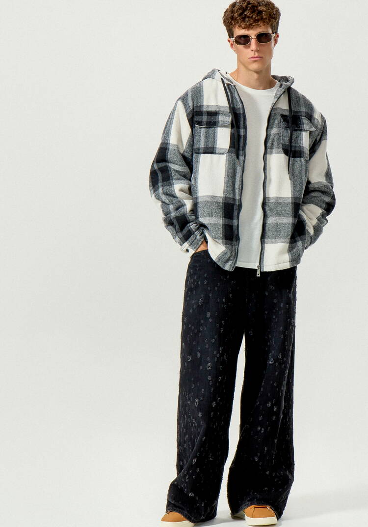 Рубашка с капюшоном и подкладом из шерпы шир.  750, рис. 29