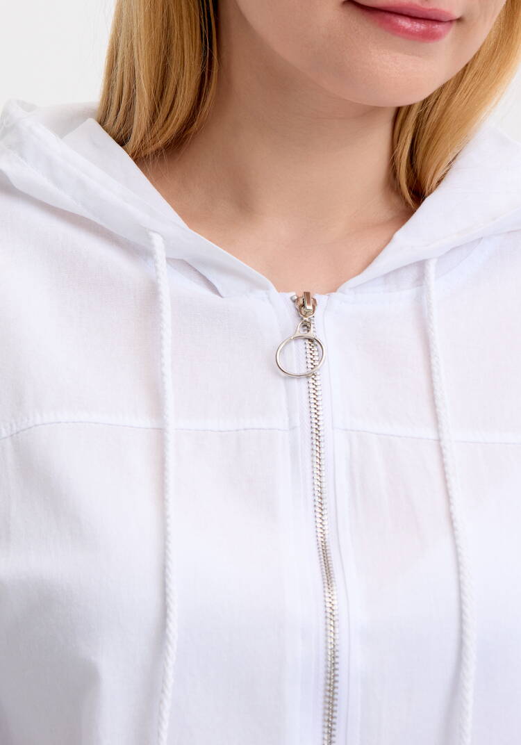 Блуза-пыльник на молнии с капюшоном шир.  750, рис. 11