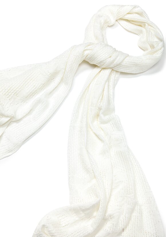 Палантин ажурный из натуральной шерсти шир.  580, рис. 18