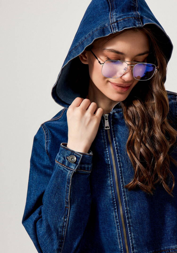 Джинсовая куртка с капюшоном шир.  750, рис. 23