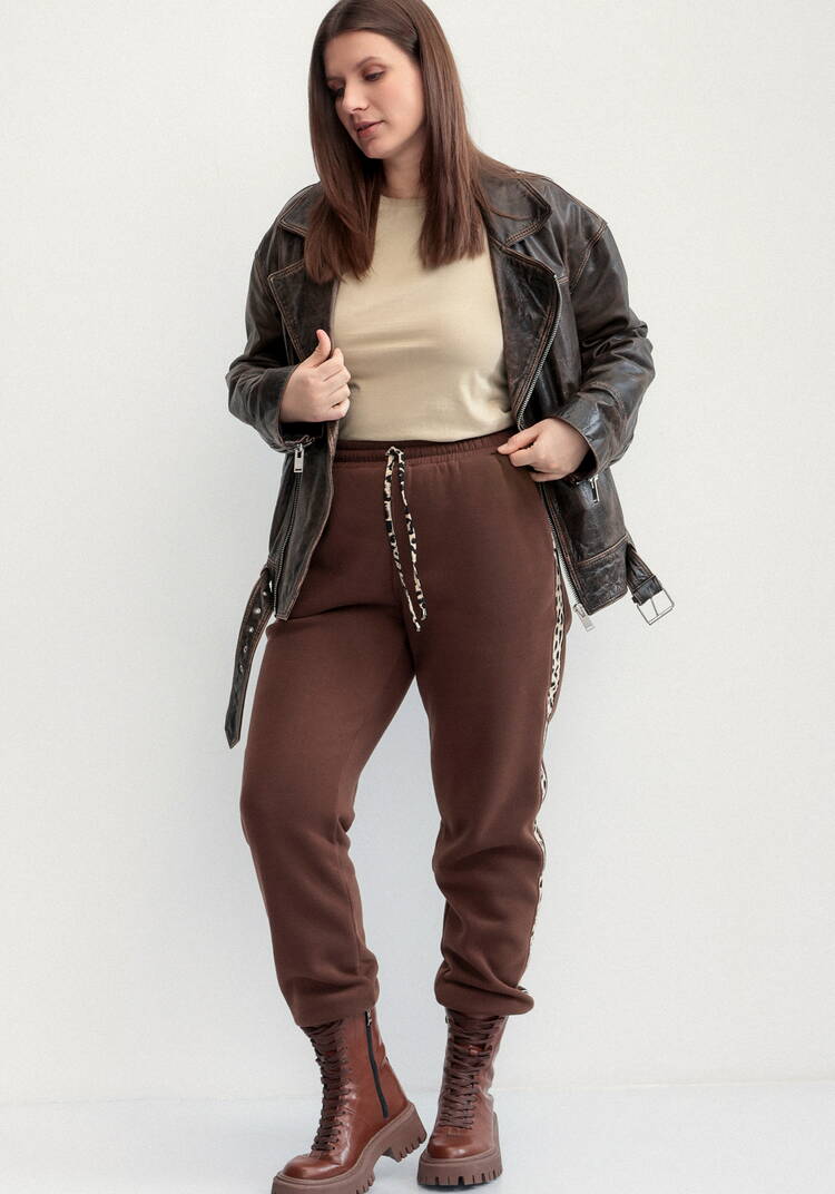 Брюки с леопардовыми лампасами шир.  750, рис. 15