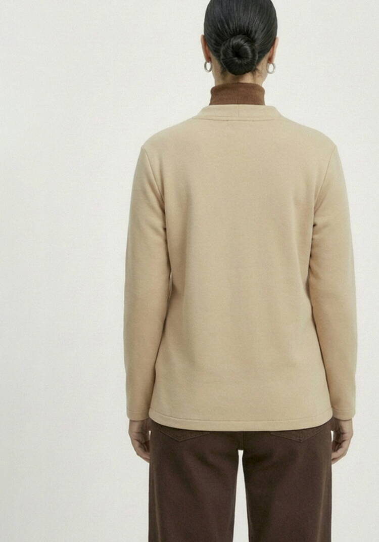 Кардиган на пуговицах утепленный шир.  750, рис. 20