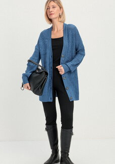 Кардиган с эклектичным узором