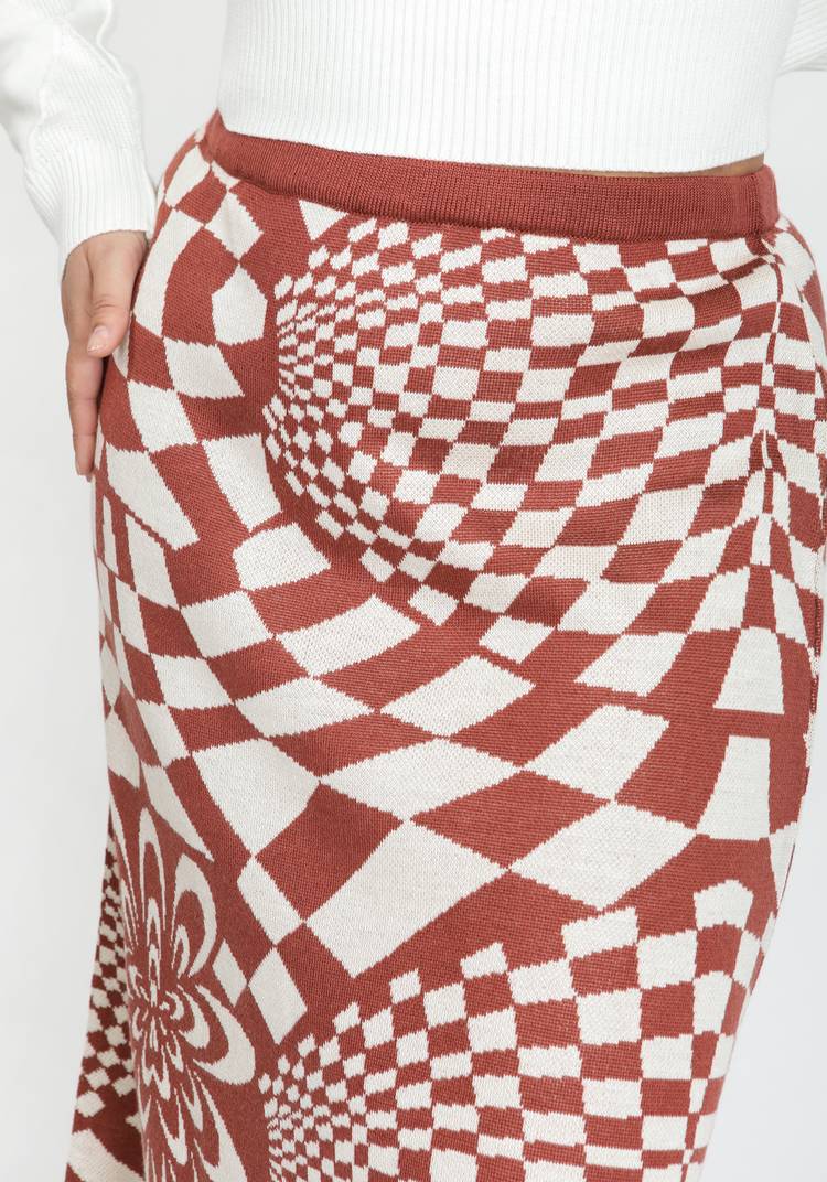 Юбка с абстрактным рисунком шир.  750, рис. 7