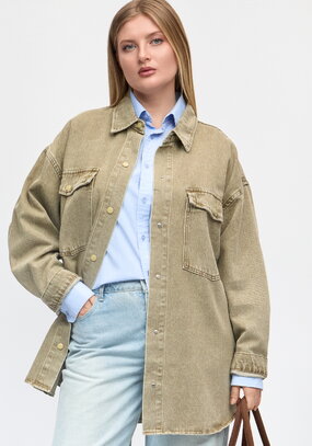 Джинсовая куртка-рубашка Кристина