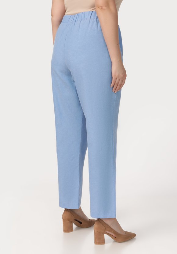 Брюки с эластичными вставками в поясе шир.  580, рис. 14