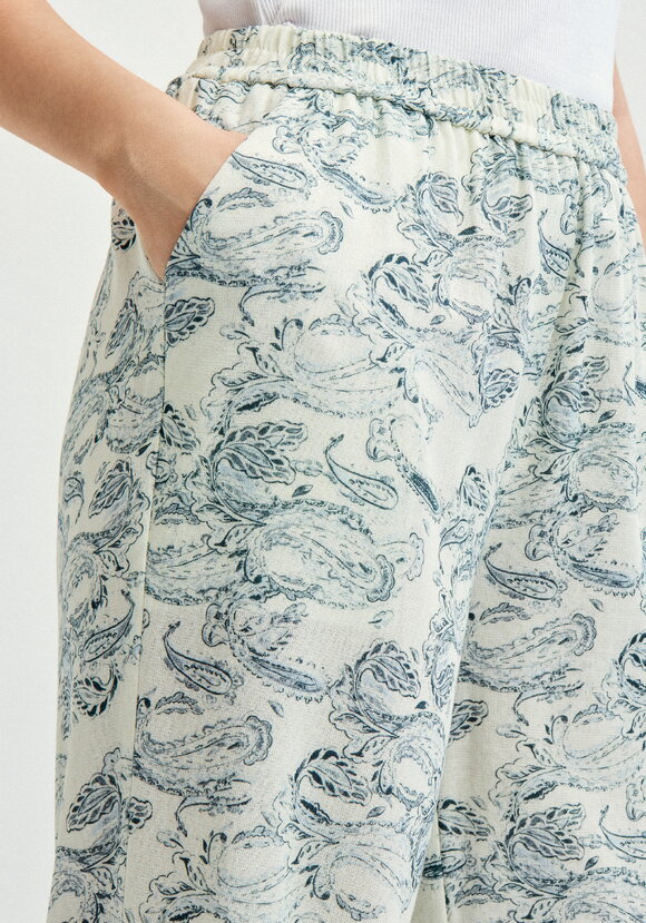 Брюки из льна пpямые шир.  580, рис. 13