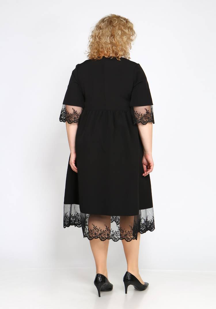 Платье с рукавами-колокольчик шир.  750, рис. 7