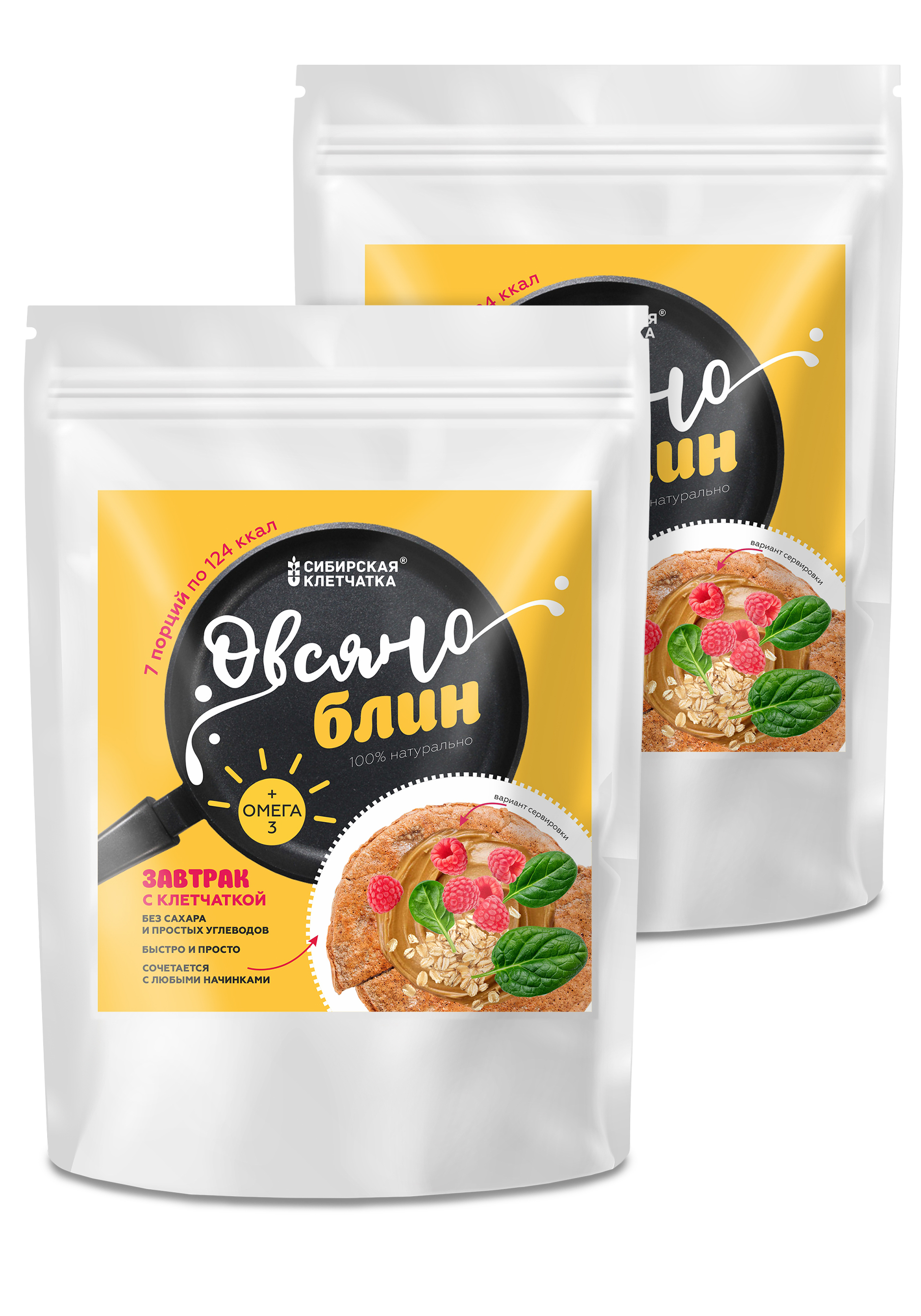 Овсяноблин (смесь для приготовления) 2 уп.