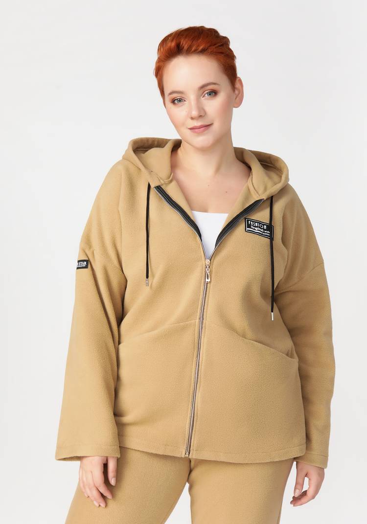 Толстовка на молнии из флиса шир.  750, рис. 26