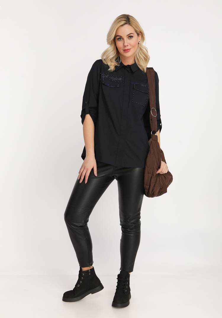 Рубашка украшенная бисером шир.  750, рис. 3