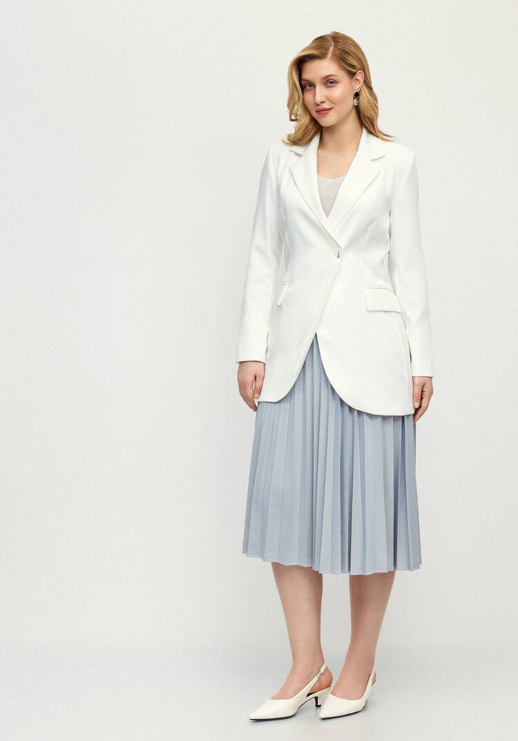 Юбка гофре из трикотажной ткaни шир.  750, рис. 7