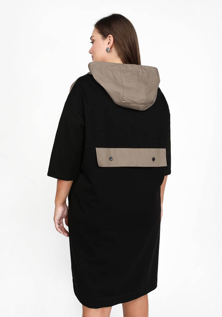 Платье Модное сочетание шир.  750, рис. 3