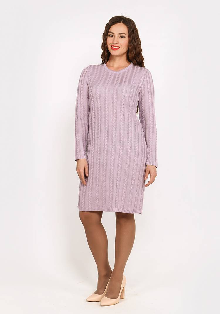 Платье прямое с вязкой косы шир.  750, рис. 11