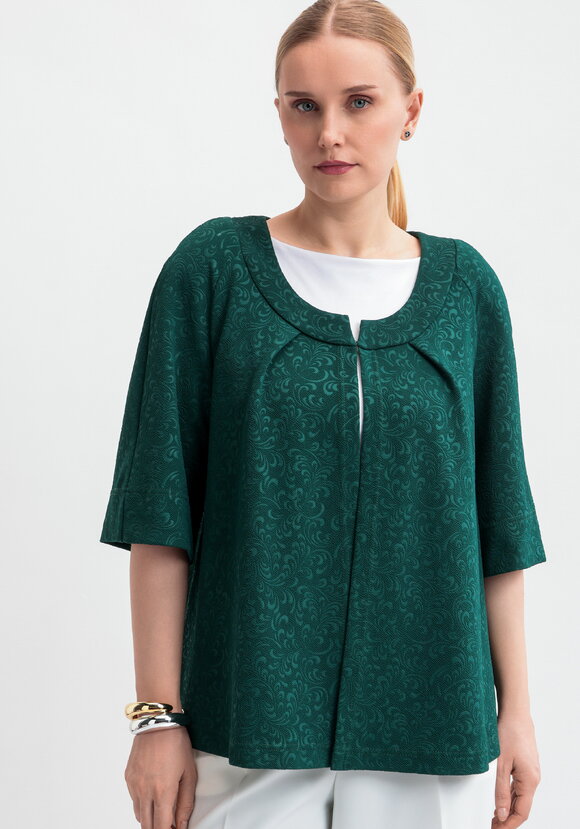 Жакет из жаккарда Лаура шир.  580, рис. 6